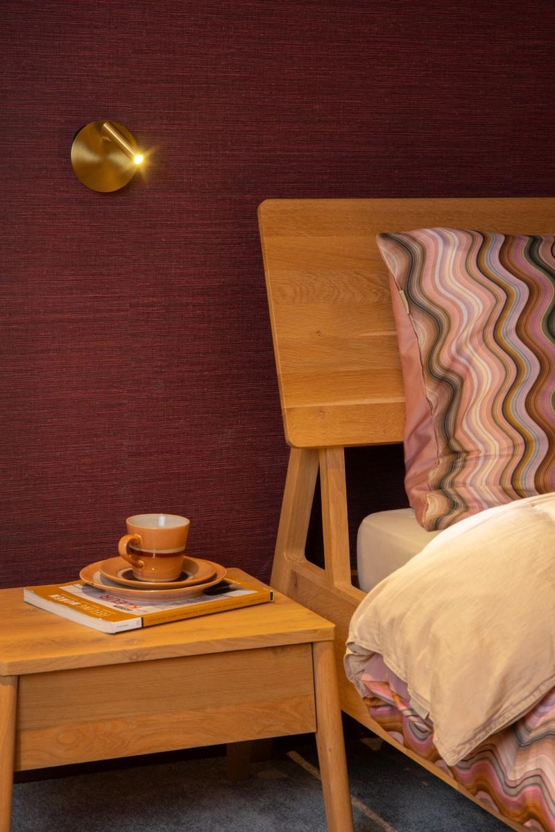 Lucide JOLIJN - Nástenné bodové svietidlo - Ø 10,2 cm - LED - matné zlato / mosadz